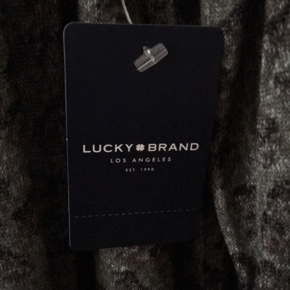 LUCKY BRAND Hooded Cardigan (Size: L) NWT - Picture 6 of 16